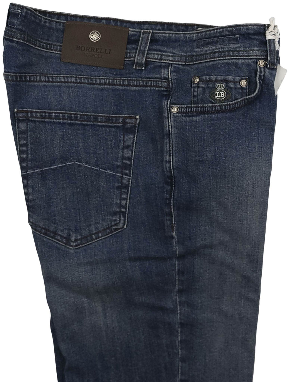 Luigi Borrelli Blue Cotton Ea Jeans