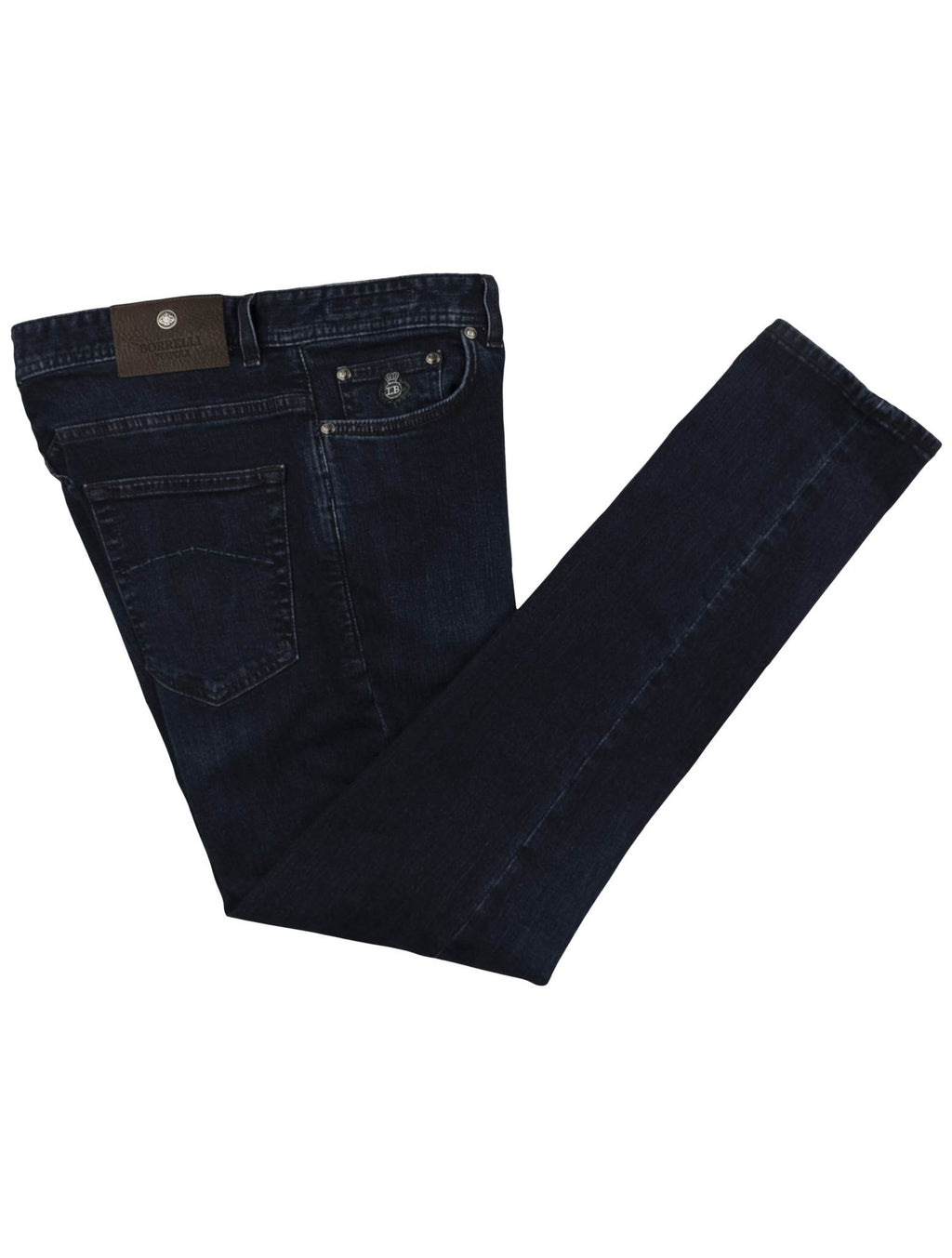Luigi Borrelli Blue Cotton Ea Jeans