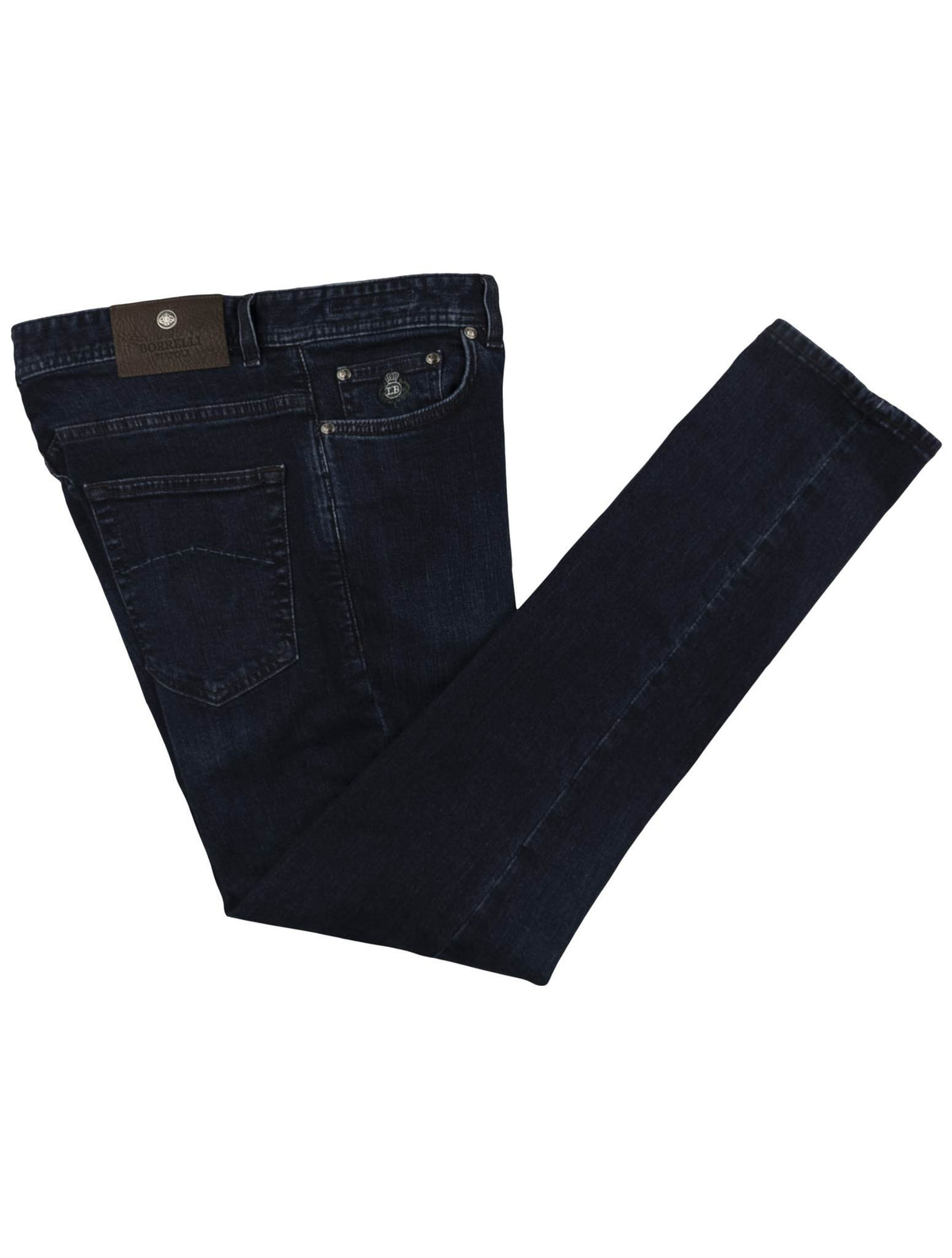 Luigi Borrelli Blue Cotton Ea Jeans
