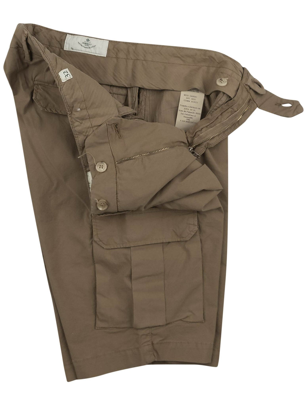 Luigi Borrelli Luigi Borrelli Beige Cotton Ea Short Pant Beige 001
