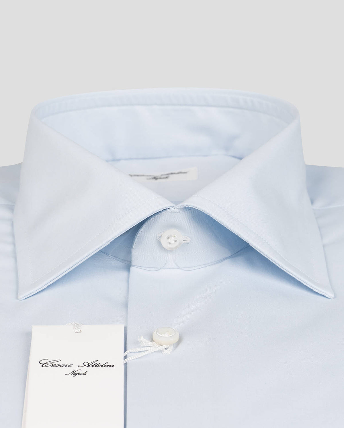 Cesare Attolini Cesare Attolini Light Blue Cotton Shirt Light Blue 001