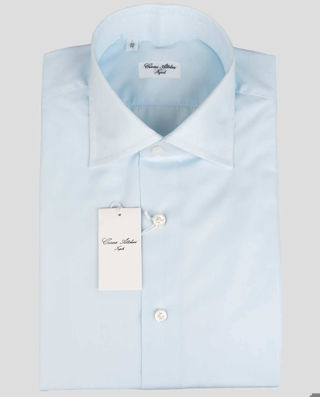 Cesare Attolini Cesare Attolini Light Blue Cotton Shirt Light Blue 000