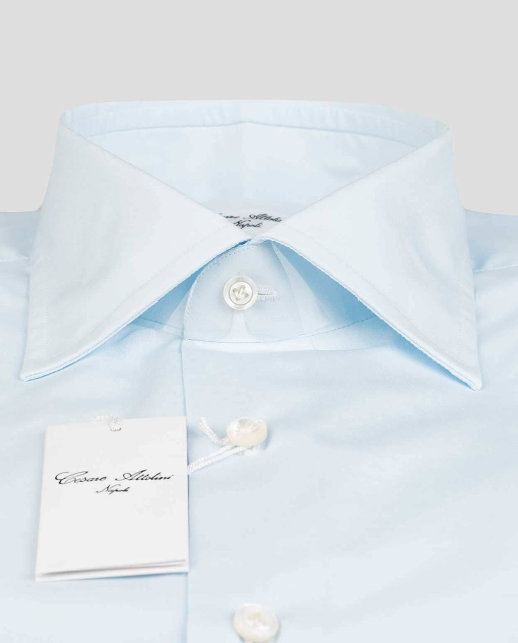 Cesare Attolini Cesare Attolini Light Blue Cotton Shirt Light Blue 001