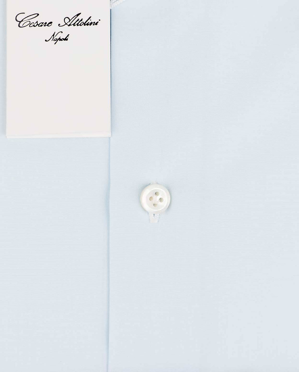 Cesare Attolini Light Blue Cotton Shirt