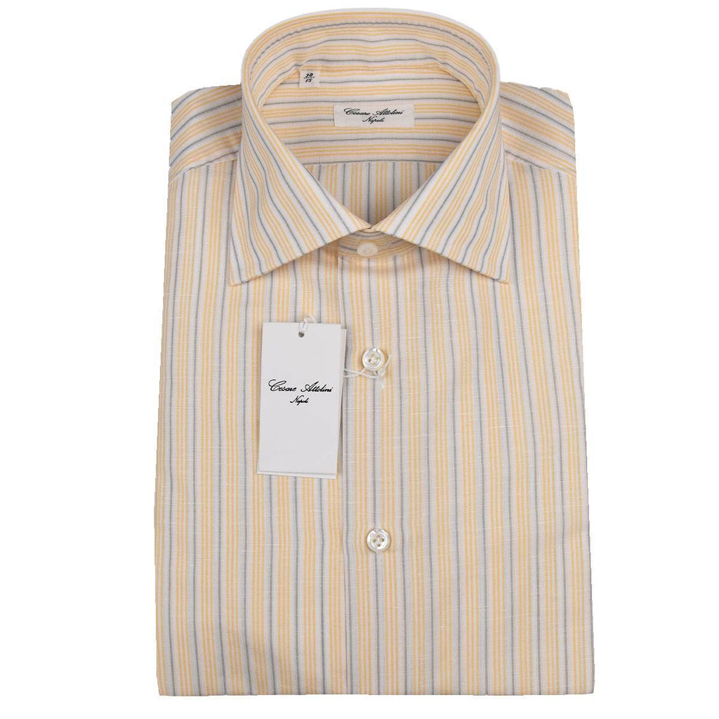 Cesare Attolini Cesare Attolini Multicolor Linen Cotton Shirt Multicolor 000