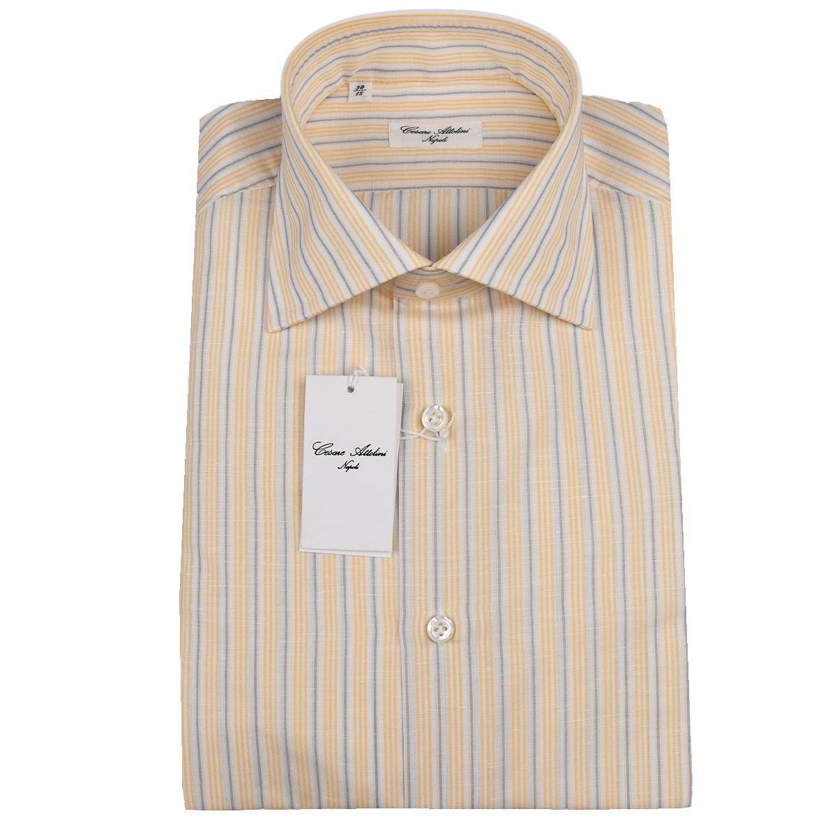 Cesare Attolini Cesare Attolini Multicolor Linen Cotton Shirt Multicolor 000