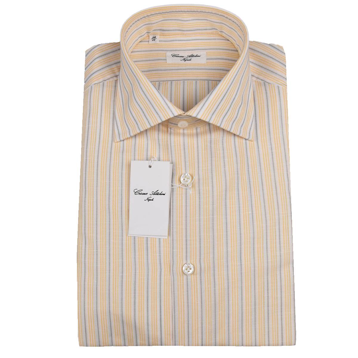 Cesare Attolini Cesare Attolini Multicolor Linen Cotton Shirt Multicolor 000