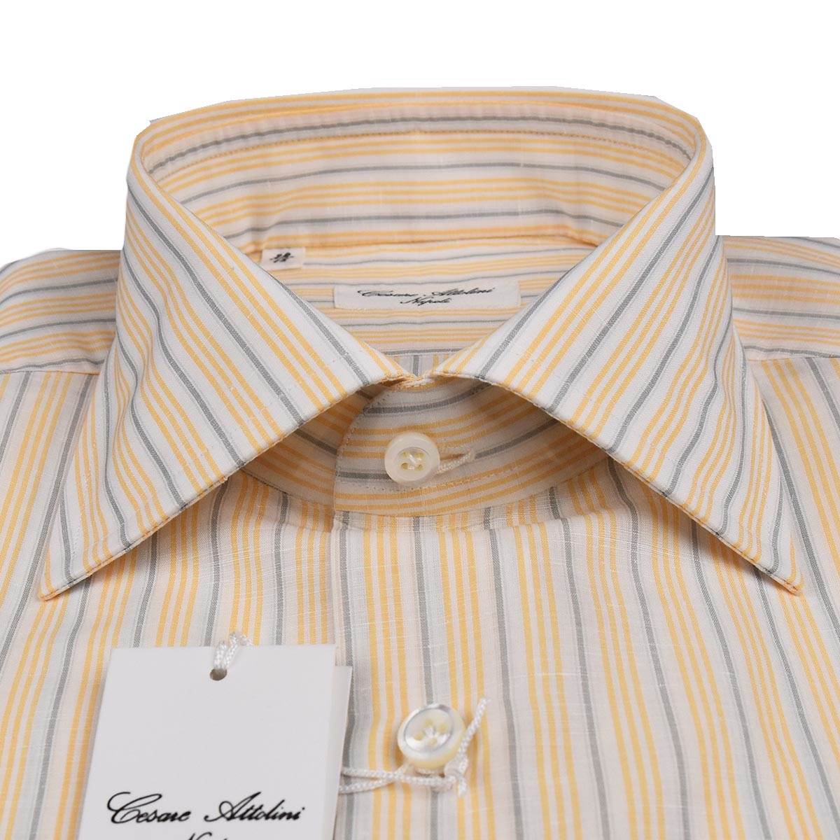 Cesare Attolini Cesare Attolini Multicolor Linen Cotton Shirt Multicolor 001