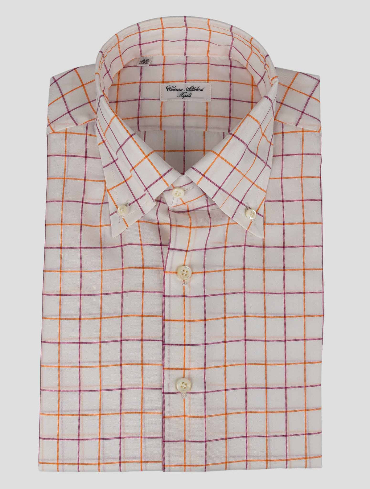 Cesare Attolini Multicolor Cotton Shirt