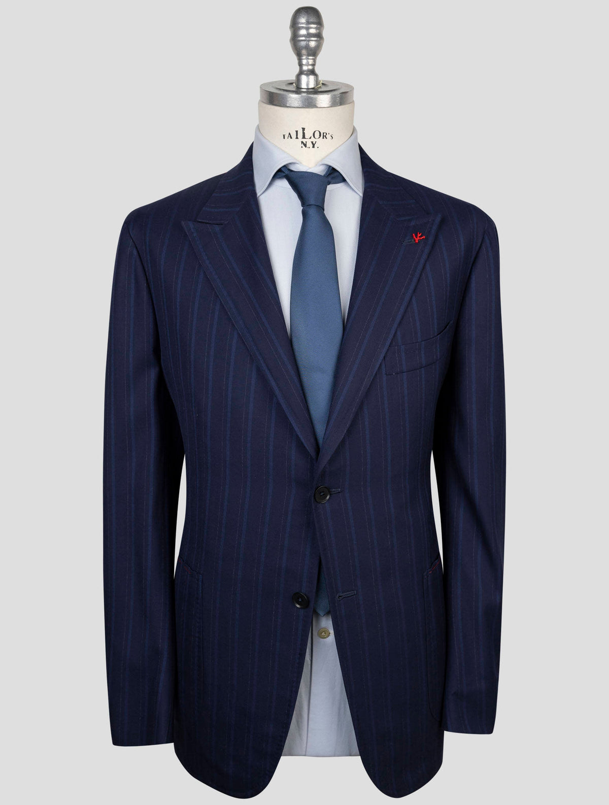 Isaia Isaia Blue  Wool silk Suit Blue 000