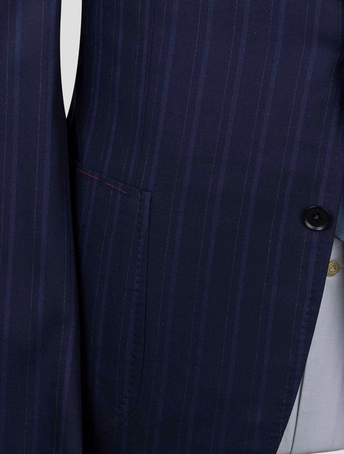 Isaia Blue Wool silk Suit