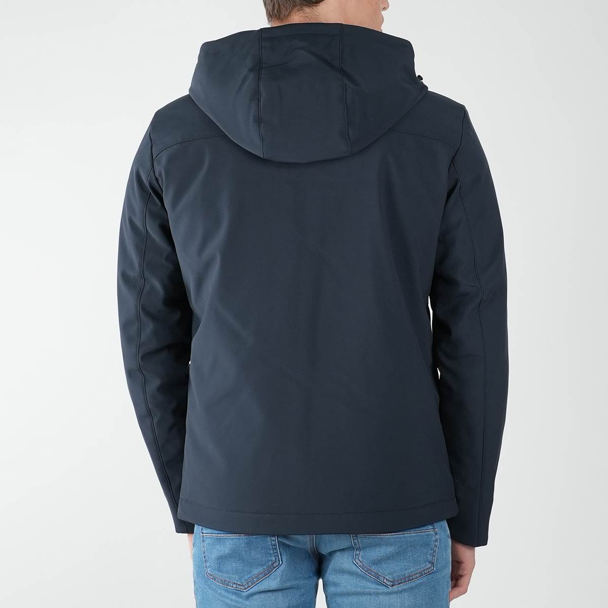Woolrich Blue Pl Pacific Soft Shell Coat