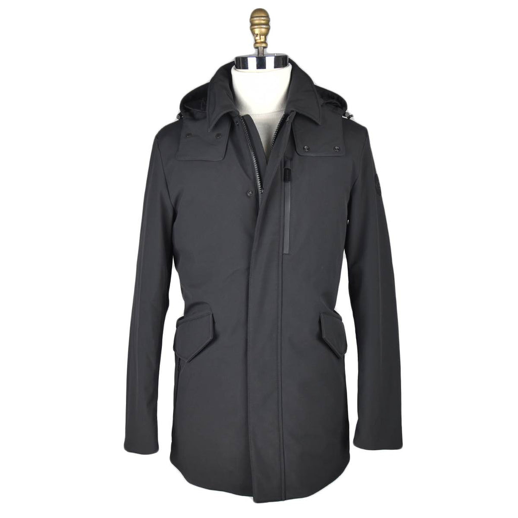 Woolrich Woolrich Black Pl Barrow Mac Soft Shell Coat Black 000
