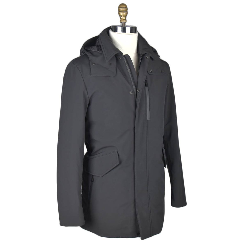 Woolrich Woolrich Black Pl Barrow Mac Soft Shell Coat Black 001
