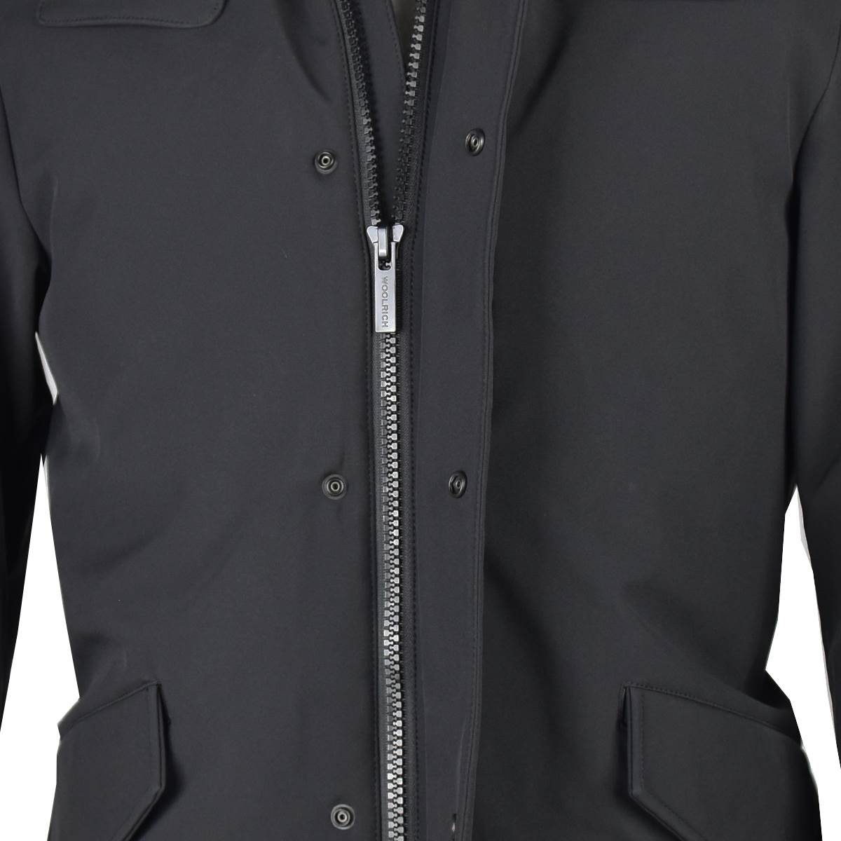 Woolrich Black Pl Barrow Mac Soft Shell Coat
