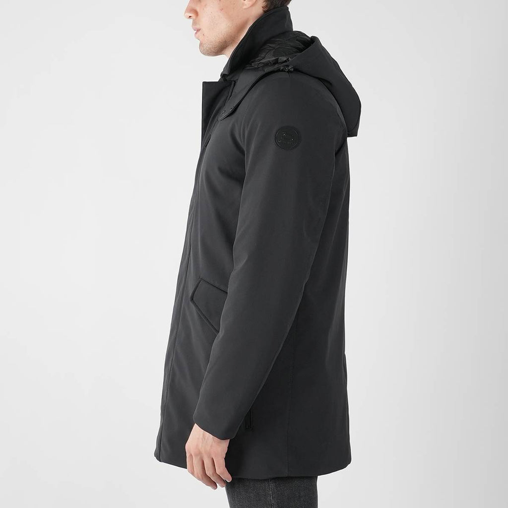 Woolrich Black Pl Barrow Mac Soft Shell Coat