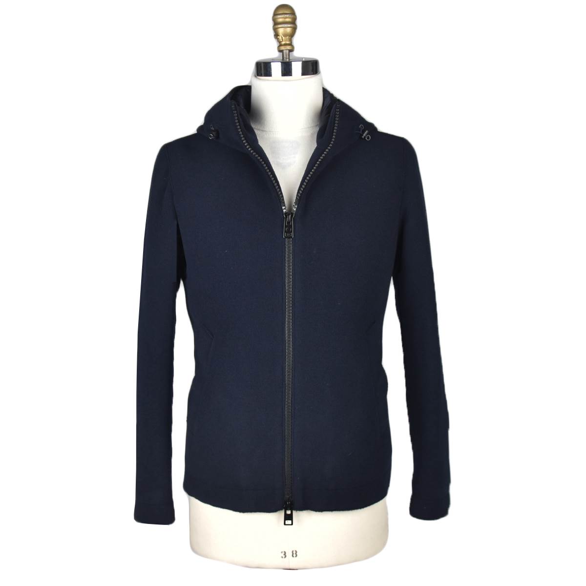 Woolrich Woolrich Blue Wool Pa Pacific Coat Blue 000