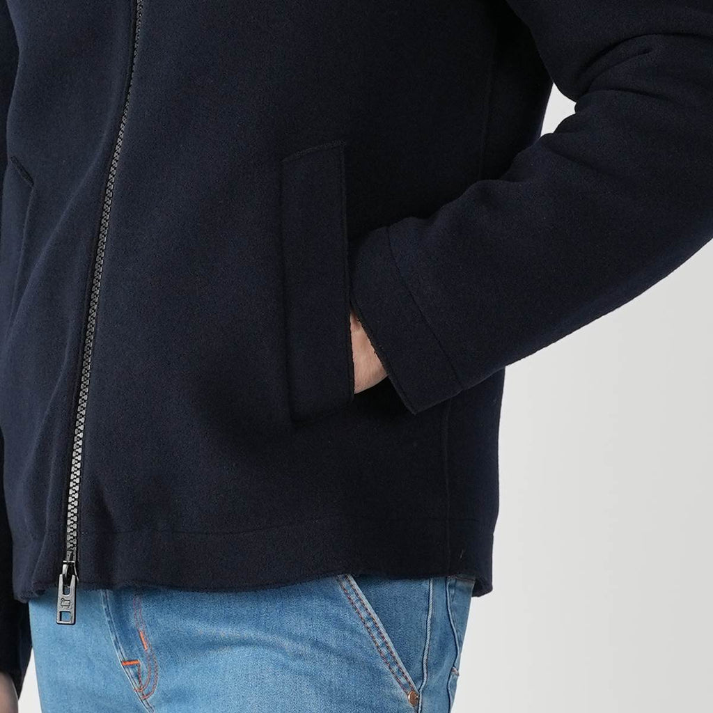 Woolrich Blue Wool Pa Pacific Coat