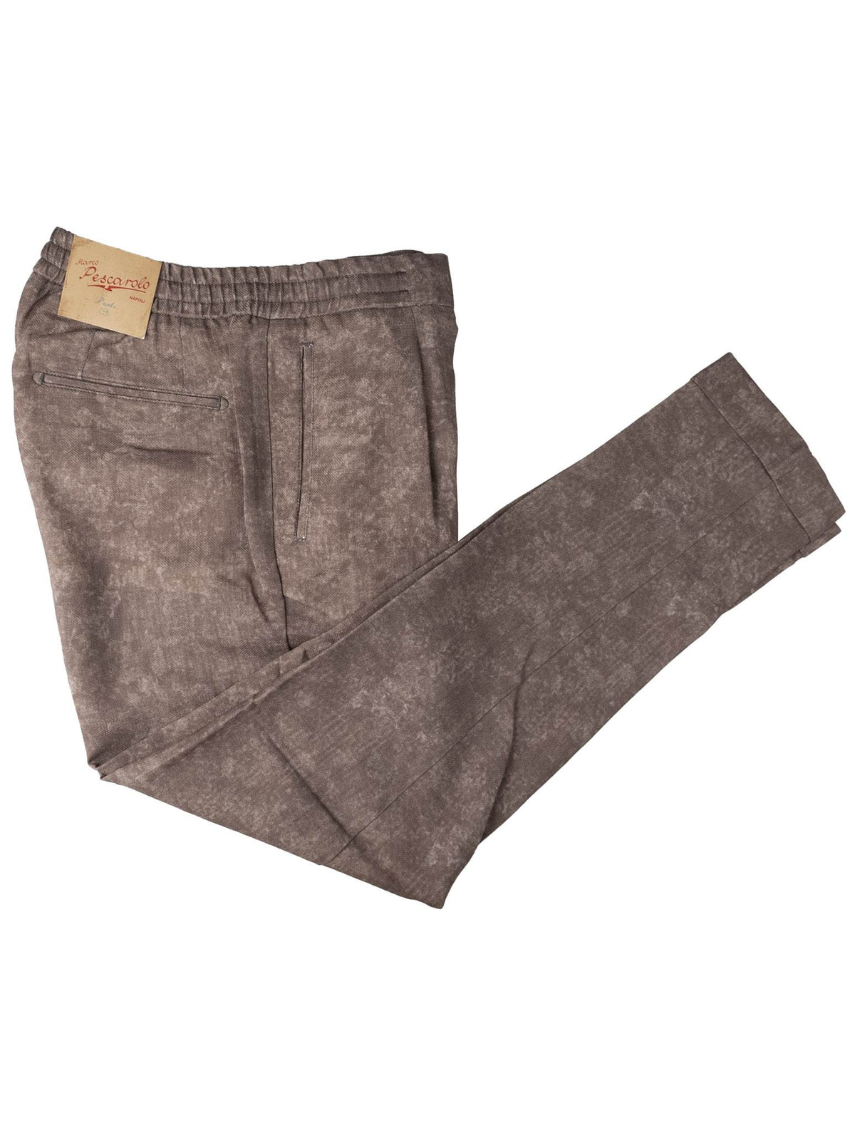 Marco Pescarolo Marco Pescarolo Brown Virgin Wool Pants Brown 000