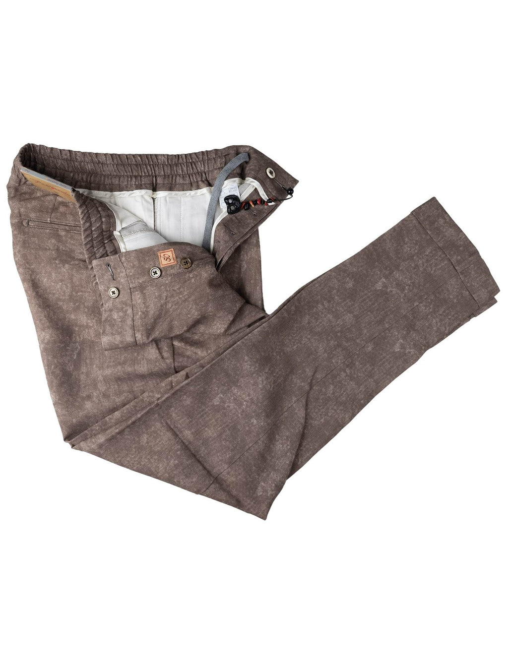 Marco Pescarolo Marco Pescarolo Brown Virgin Wool Pants Brown 001