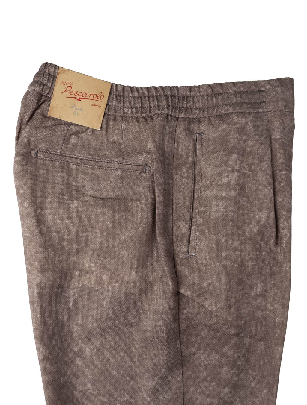 Marco Pescarolo Brown Virgin Wool Pants