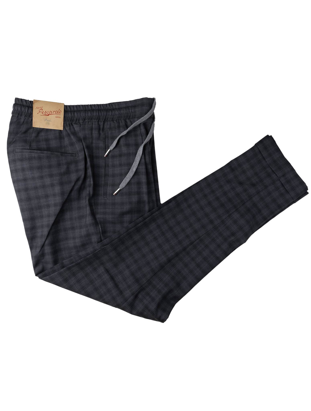 Marco Pescarolo Gray Virgin Wool Pants