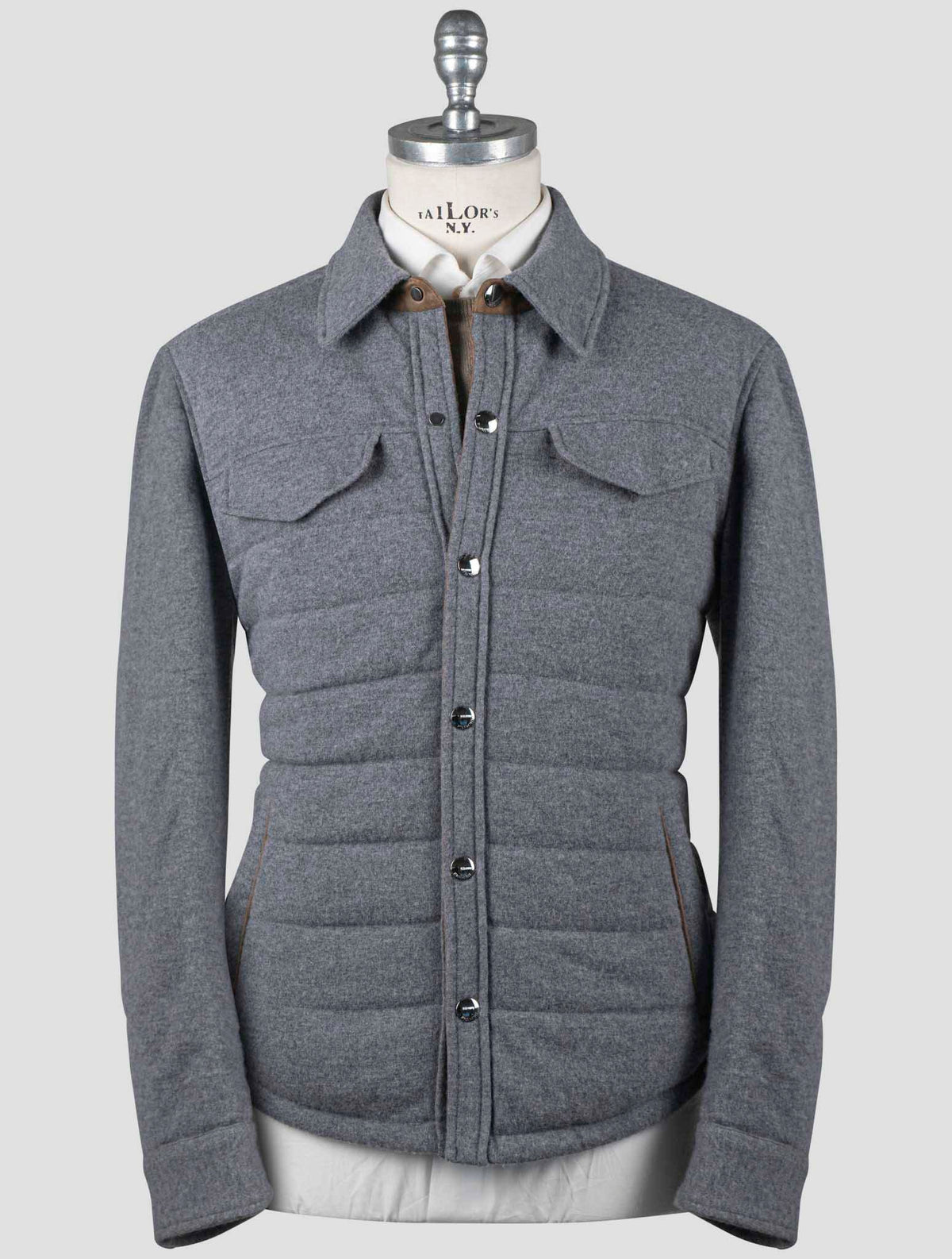 Fioroni Fioroni Gray Wool Coat Gray 000