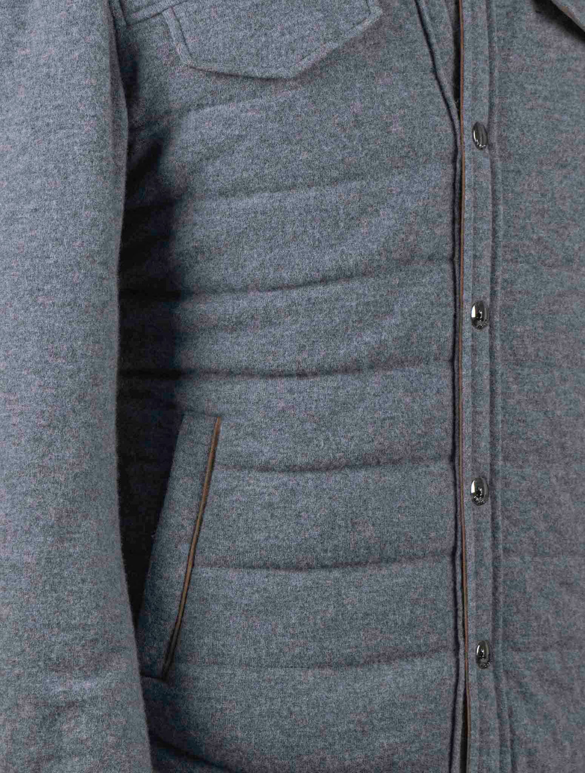Fioroni Gray Wool Coat
