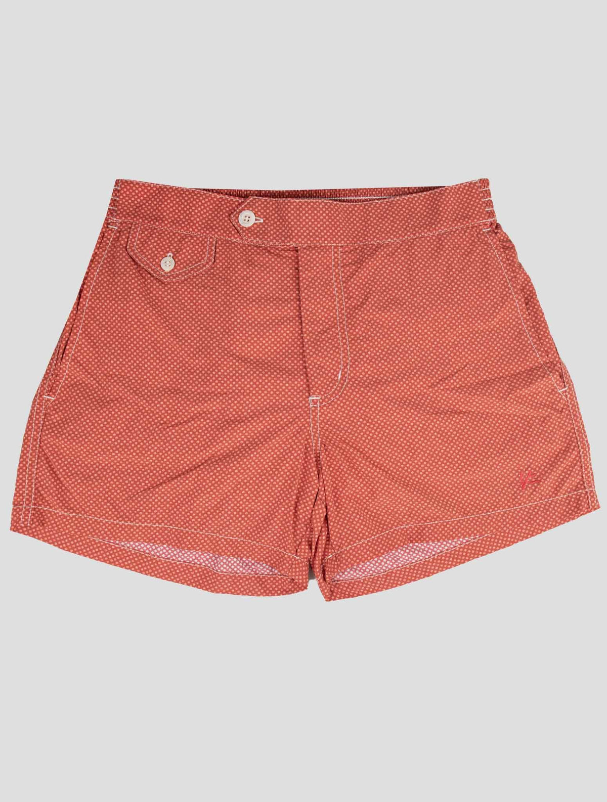 Isaia Isaia Red Pa Swim Trunks Red 000