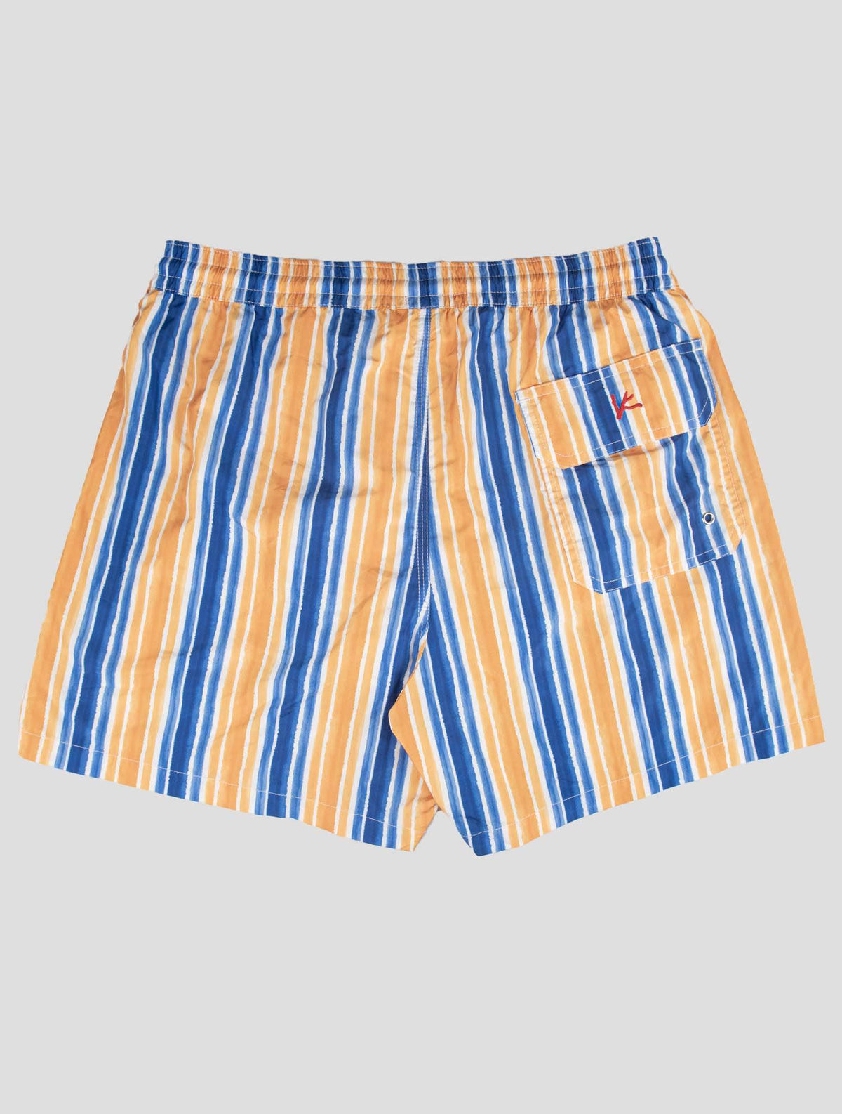 Isaia Isaia Yellow Blue Pl Swim Trunks Yellow / Blue 001