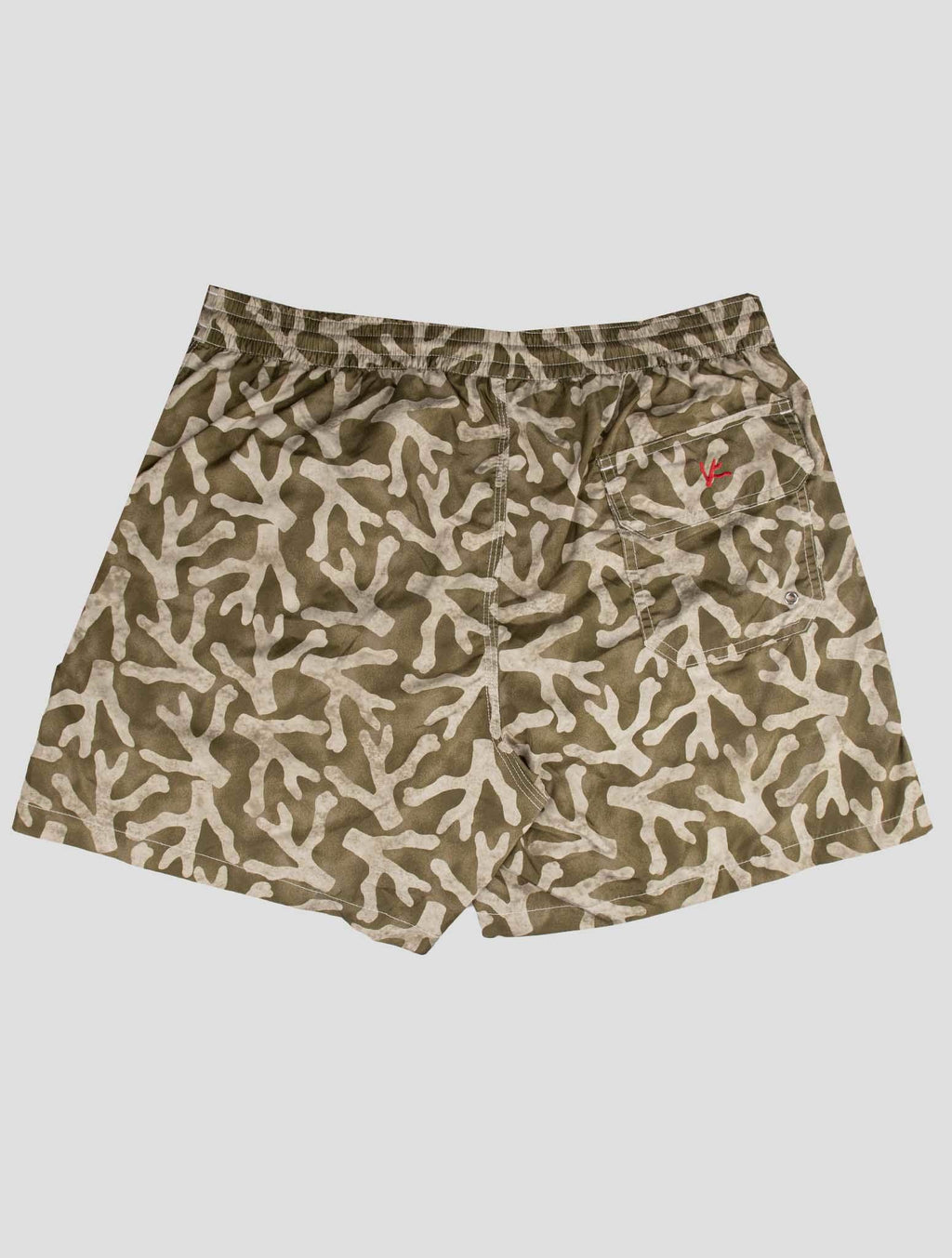 Isaia Isaia Green Pl Swim Trunks Green 001