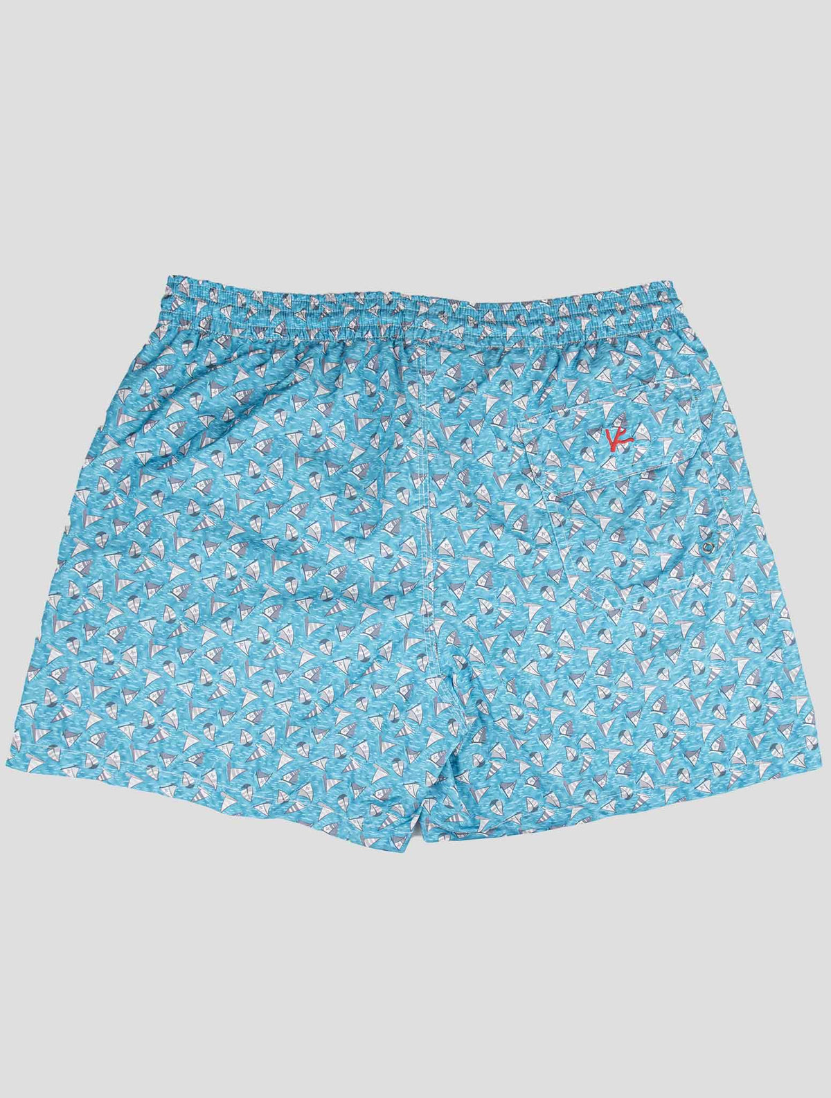 Isaia Isaia Light Blue Pl Swim Trunks Light Blue 001