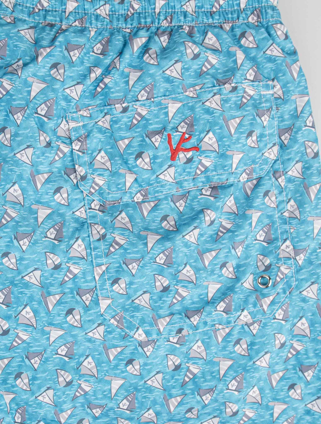 Isaia Light Blue Pl Swim Trunks