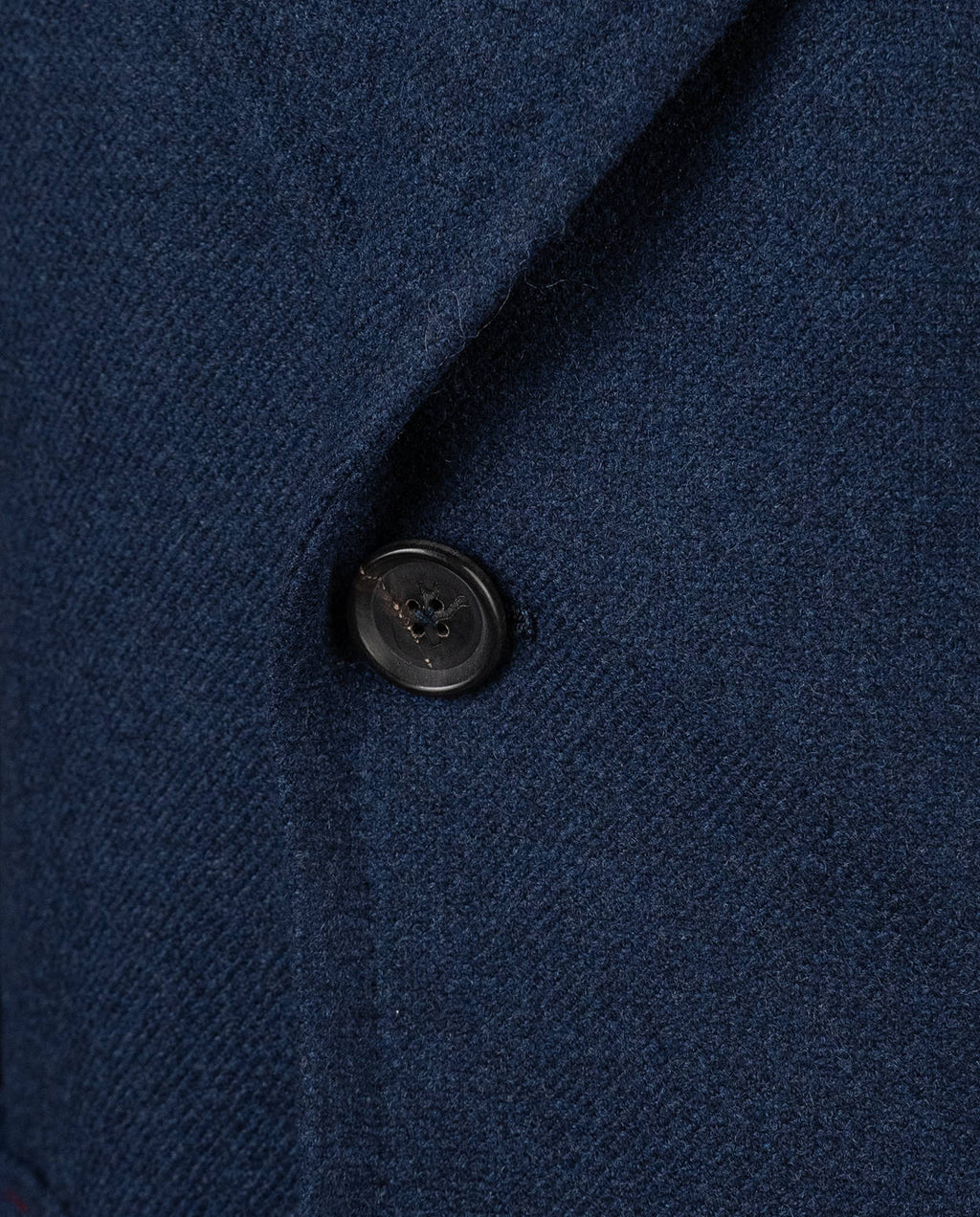 Isaia Blue Wool Cashmere Overcoat