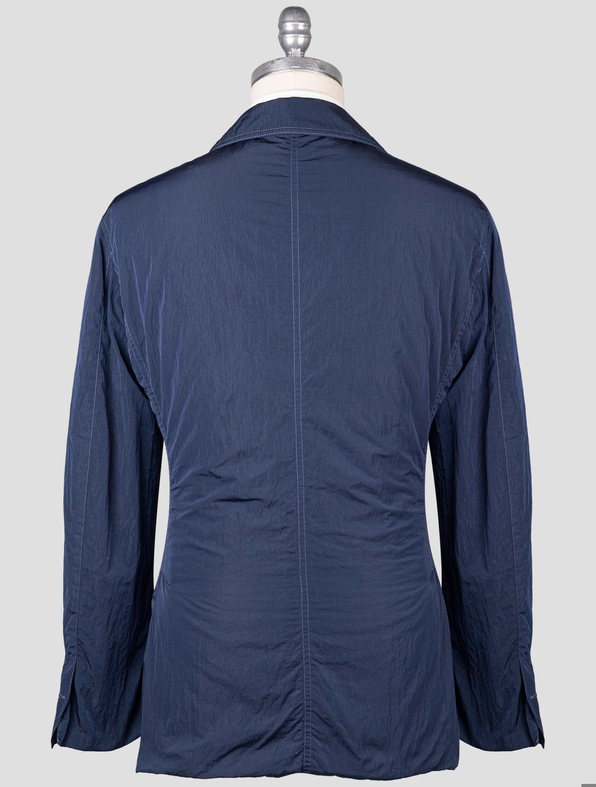 Isaia Blue Polyester Coat
