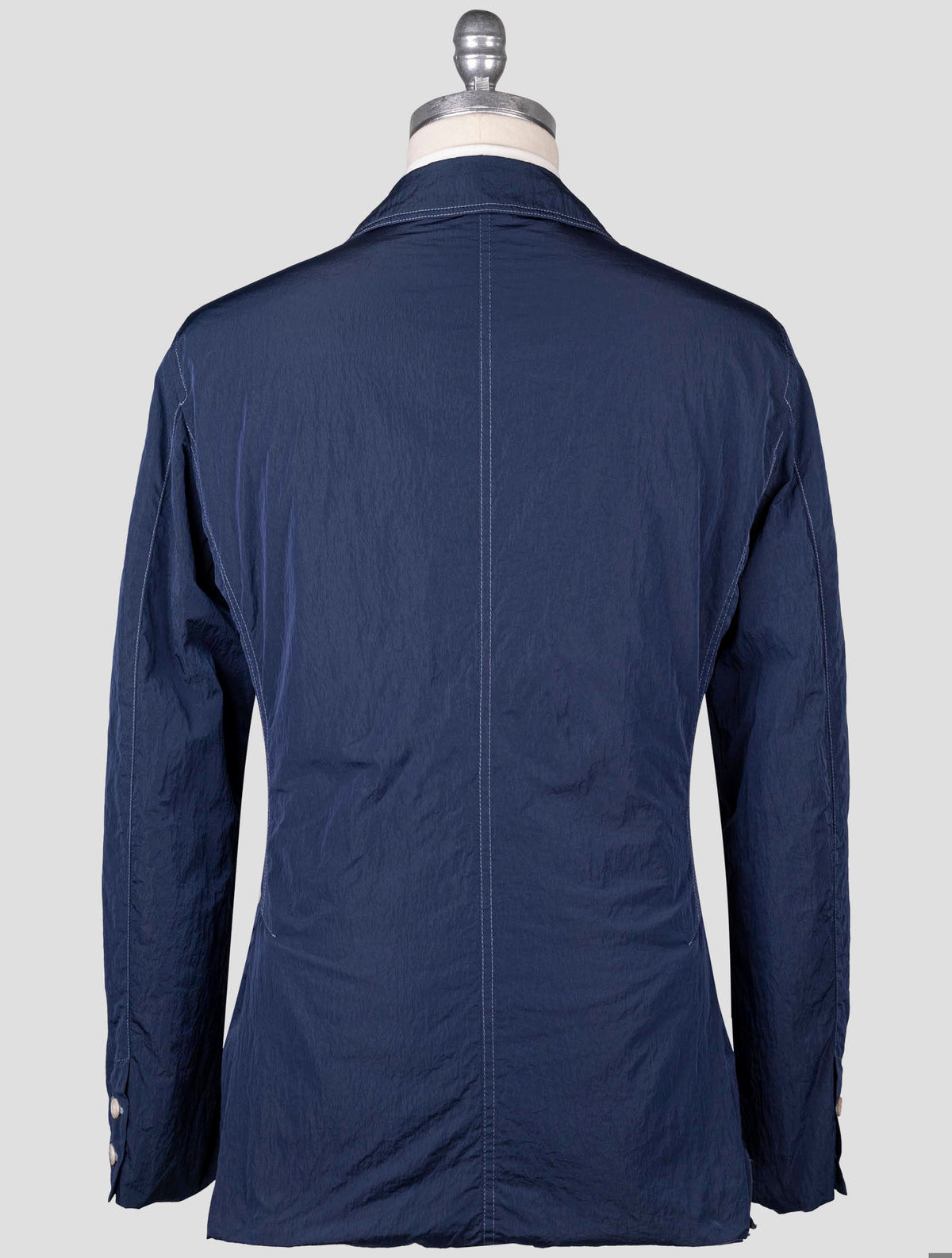 Isaia Blue Polyamide Coat
