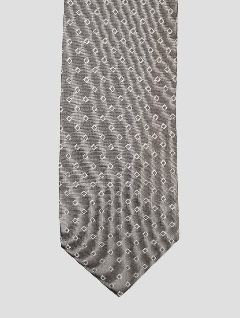 Luigi Borrelli Luigi Borrelli Gray Silk Tie Gray 001