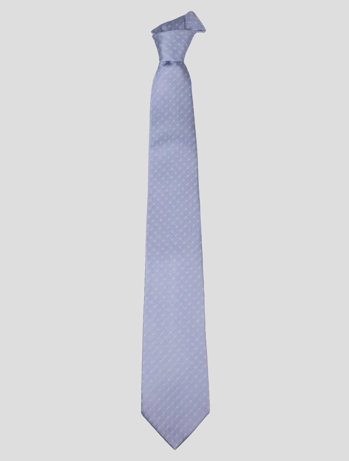 Luigi Borrelli Luigi Borrelli Light Blue Silk Tie light blue 000