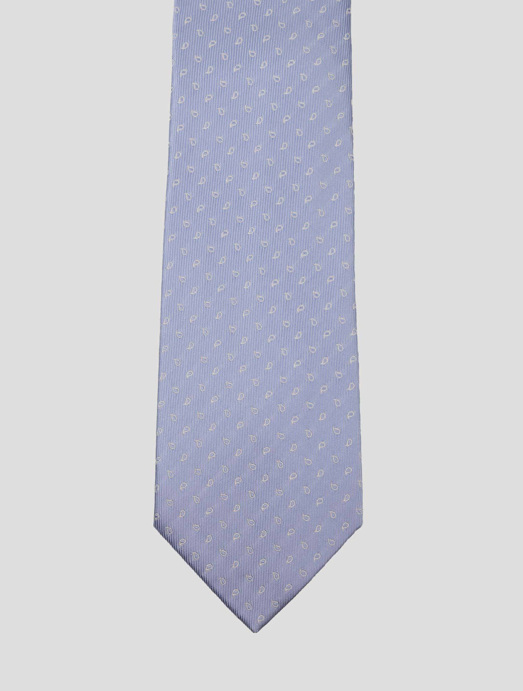 Luigi Borrelli Luigi Borrelli Light Blue Silk Tie light blue 001