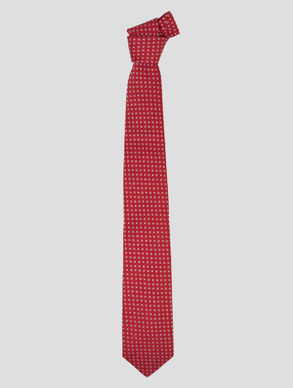 Luigi Borrelli Luigi Borrelli Red Silk Linen Tie Red 000
