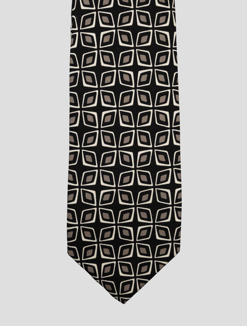 Luigi Borrelli Luigi Borrelli Black Silk Tie Black 001