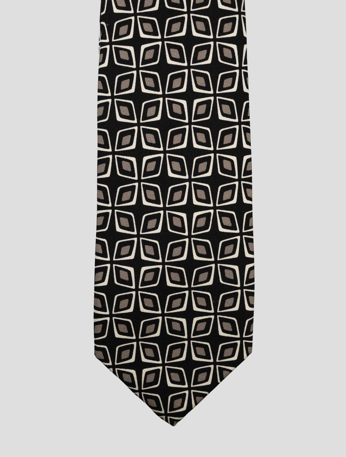Luigi Borrelli Luigi Borrelli Black Silk Tie Black 001