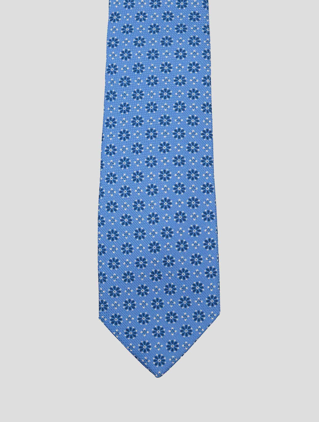 Luigi Borrelli Luigi Borrelli Light Blue Silk Tie Light Blue 001