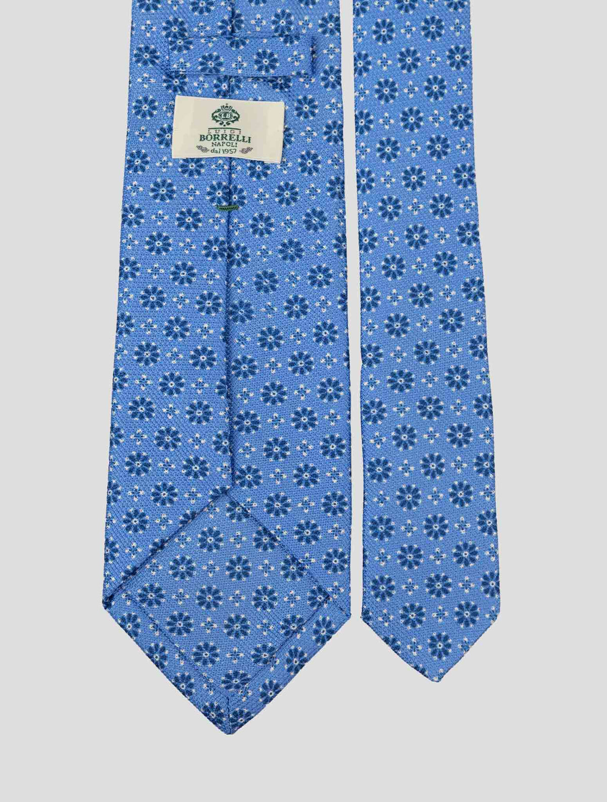 Luigi Borrelli Light Blue Silk Tie