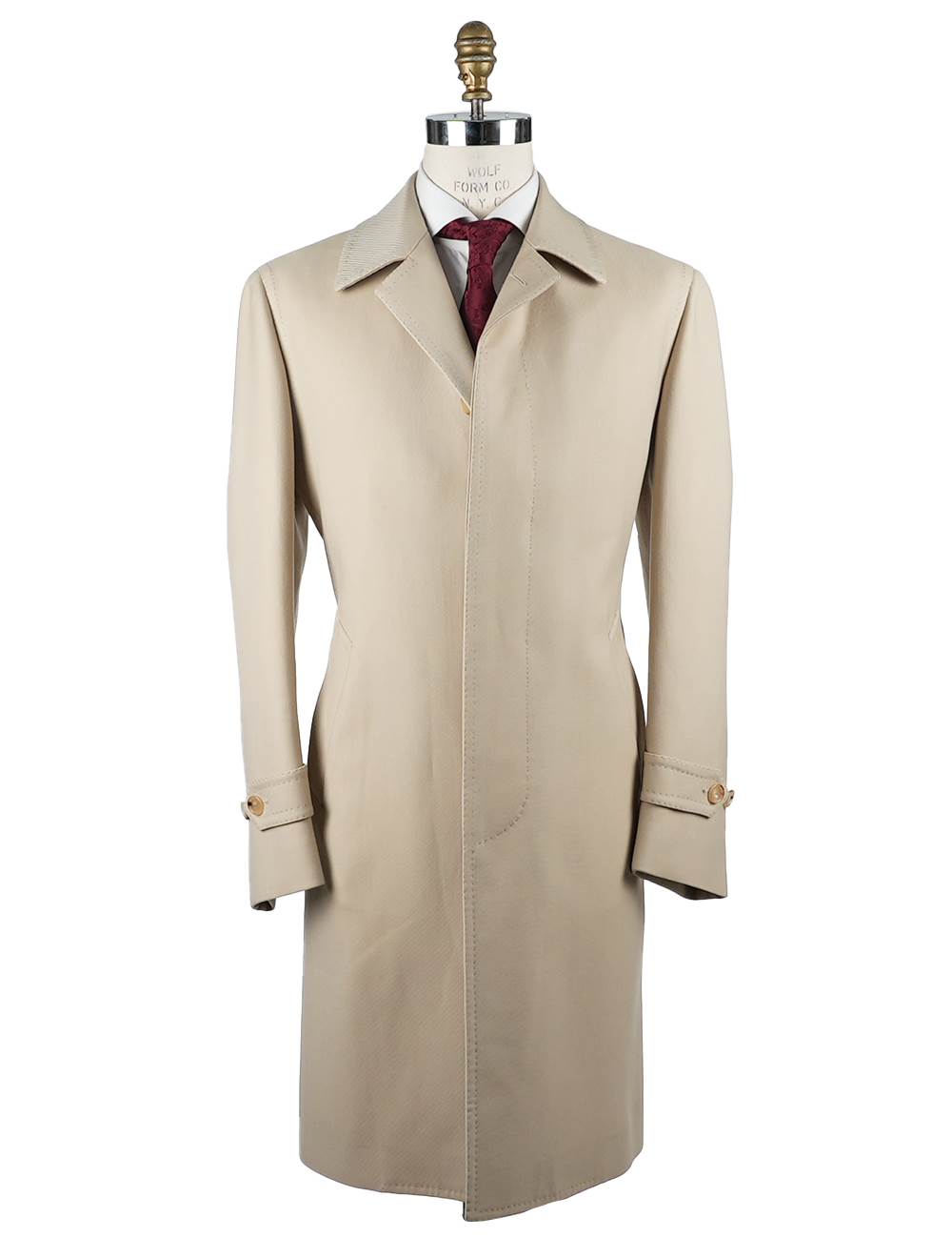 Cesare Attolini Cesare Attolini Beige Wool Cotton Overcoat Beige 000