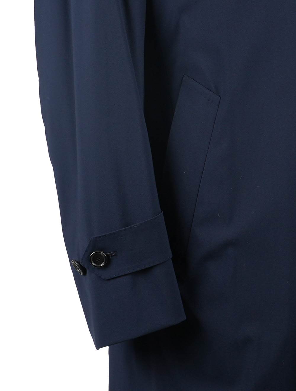 Cesare Attolini Blue Wool Pa Ea Trench Coat