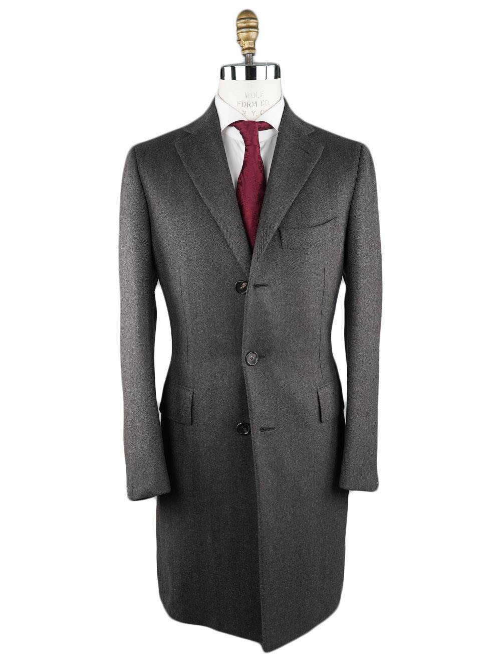 Cesare Attolini Brown Cashmere Overcoat