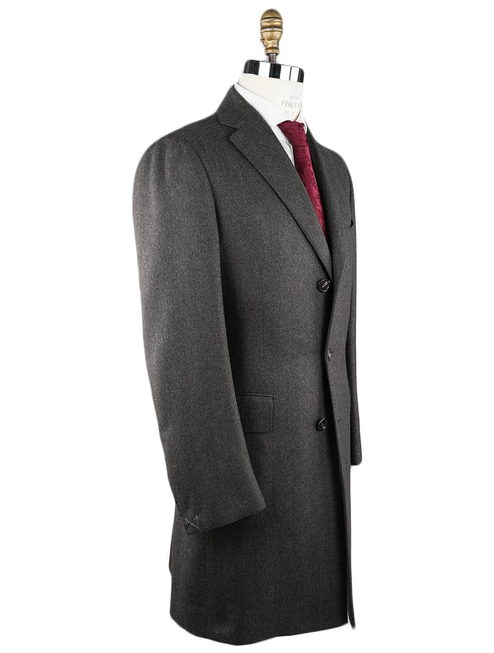 Cesare Attolini Cesare Attolini Brown Cashmere Overcoat Brown 001