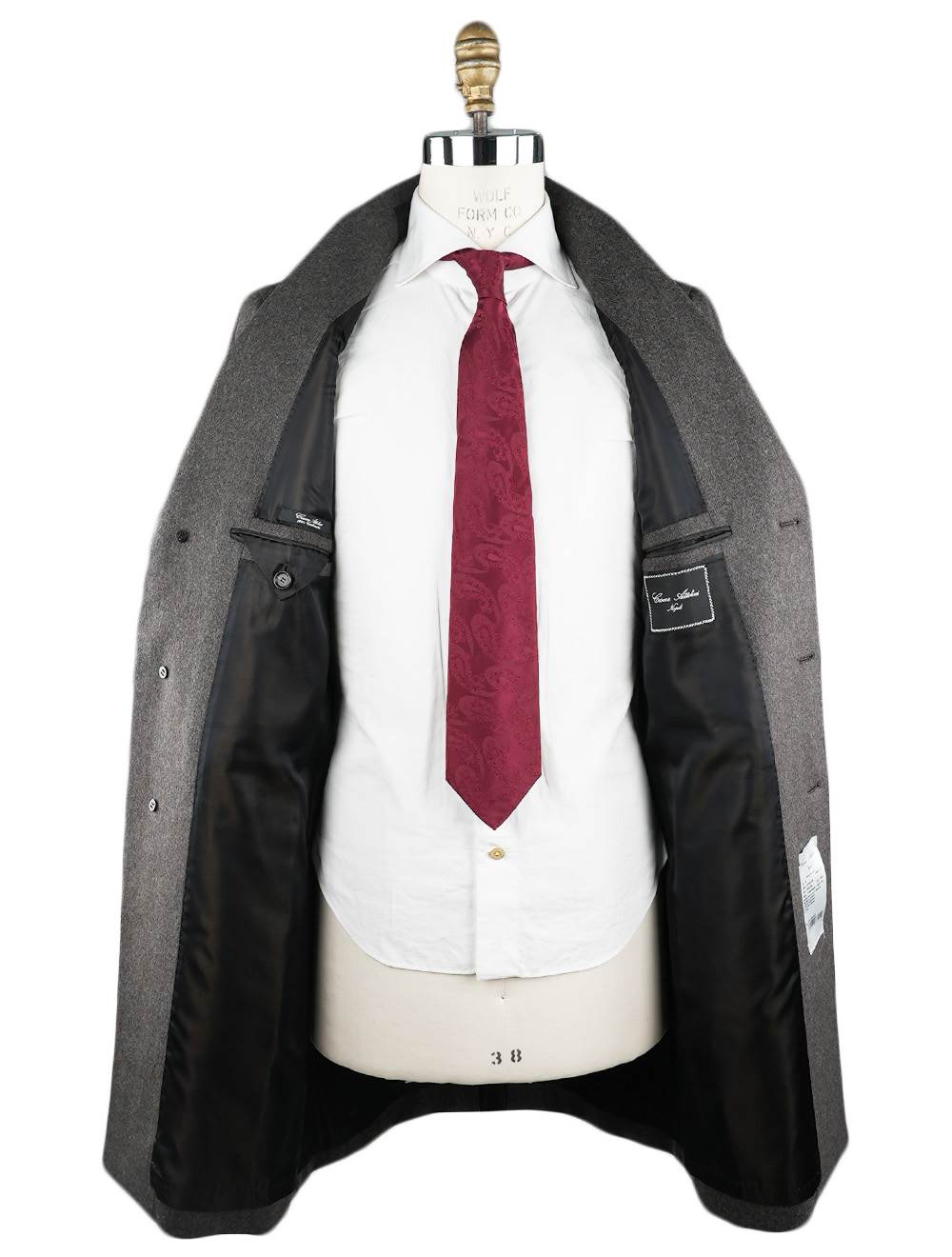 Cesare Attolini Brown Cashmere Overcoat