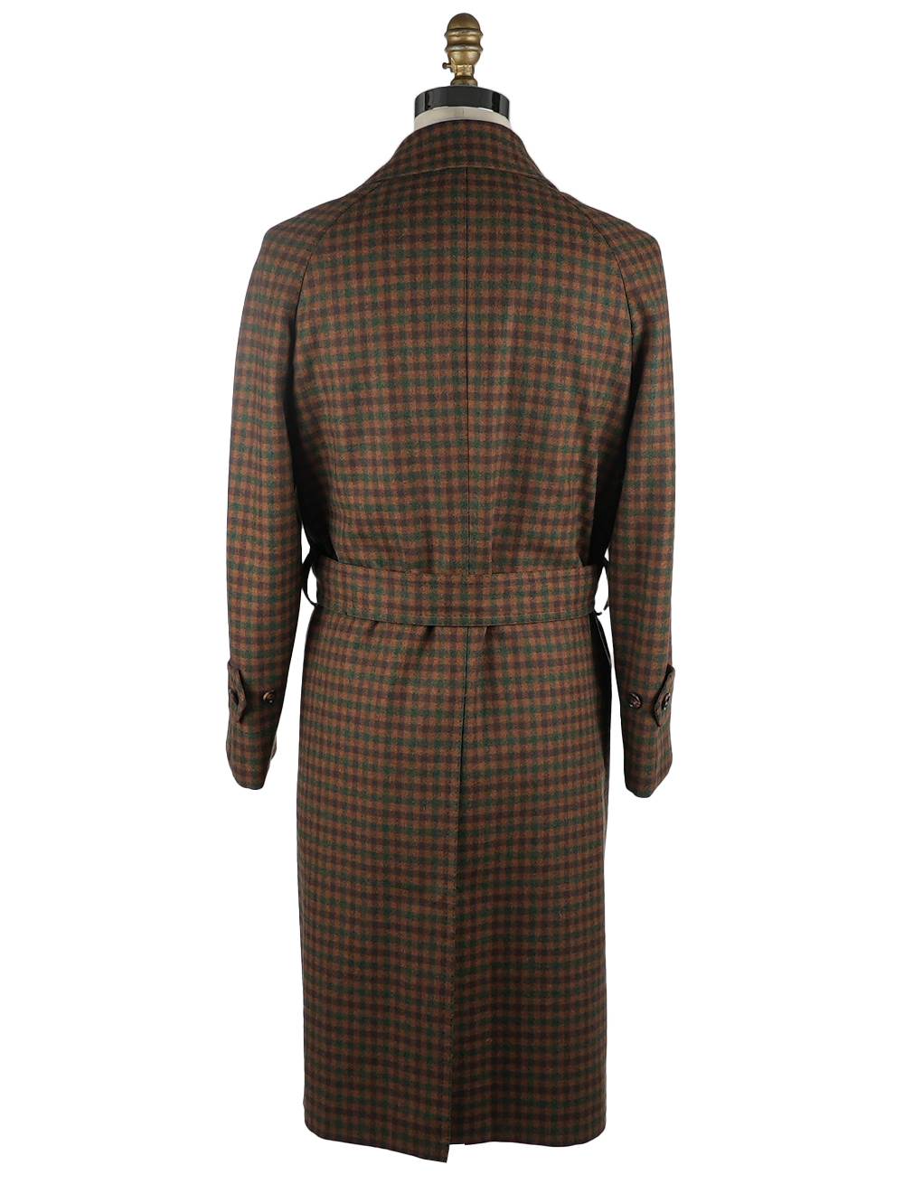 Cesare Attolini Multicolor Lambswool Overcoat Double Breasted
